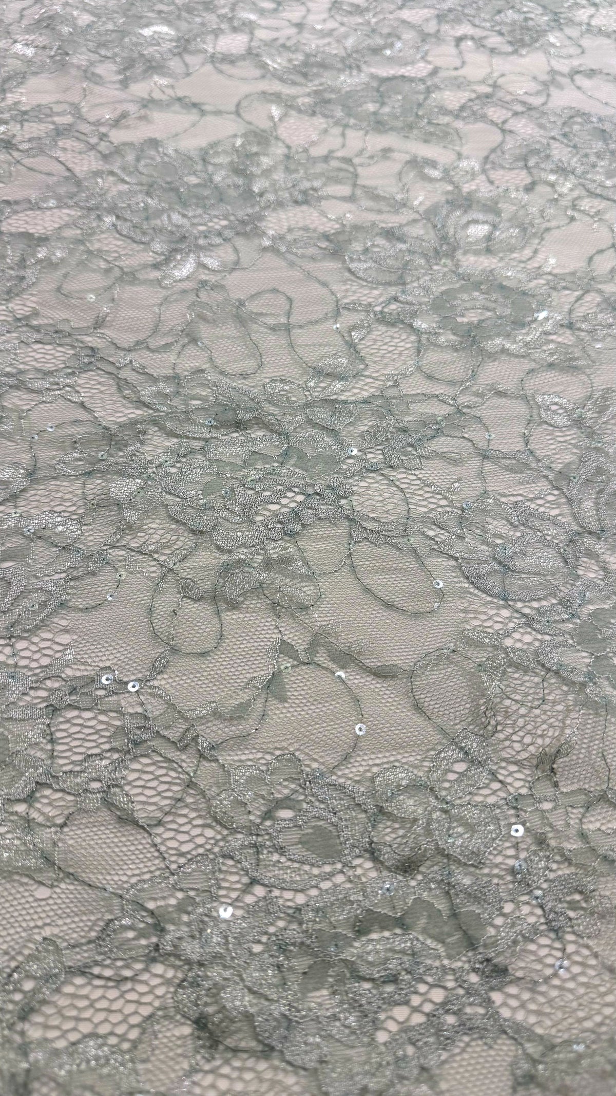 French Chantilly Lace (Sequins)