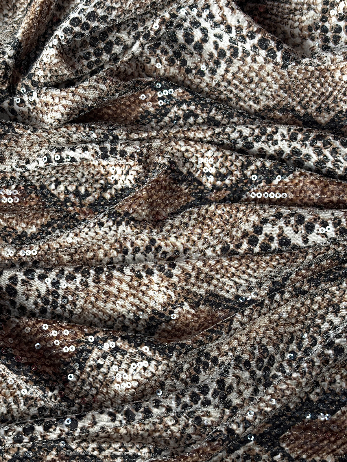 Snake sequin Lycra