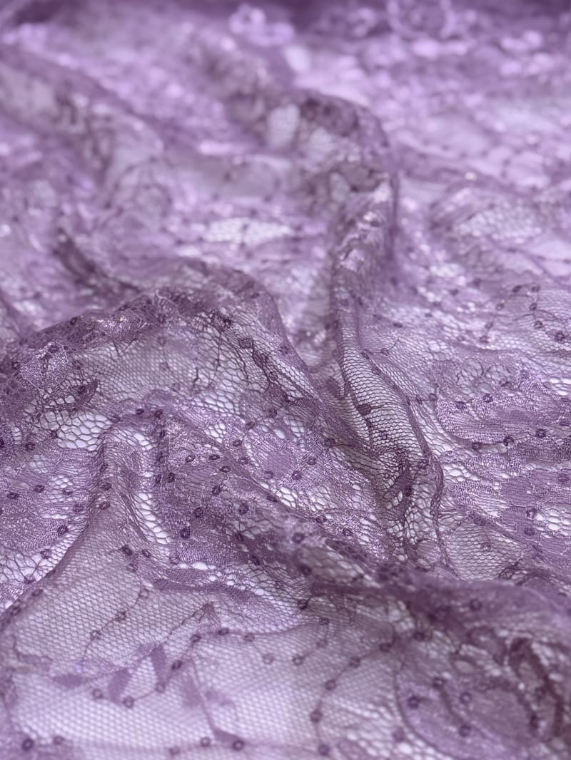 French Chantilly Lace (Sequins)