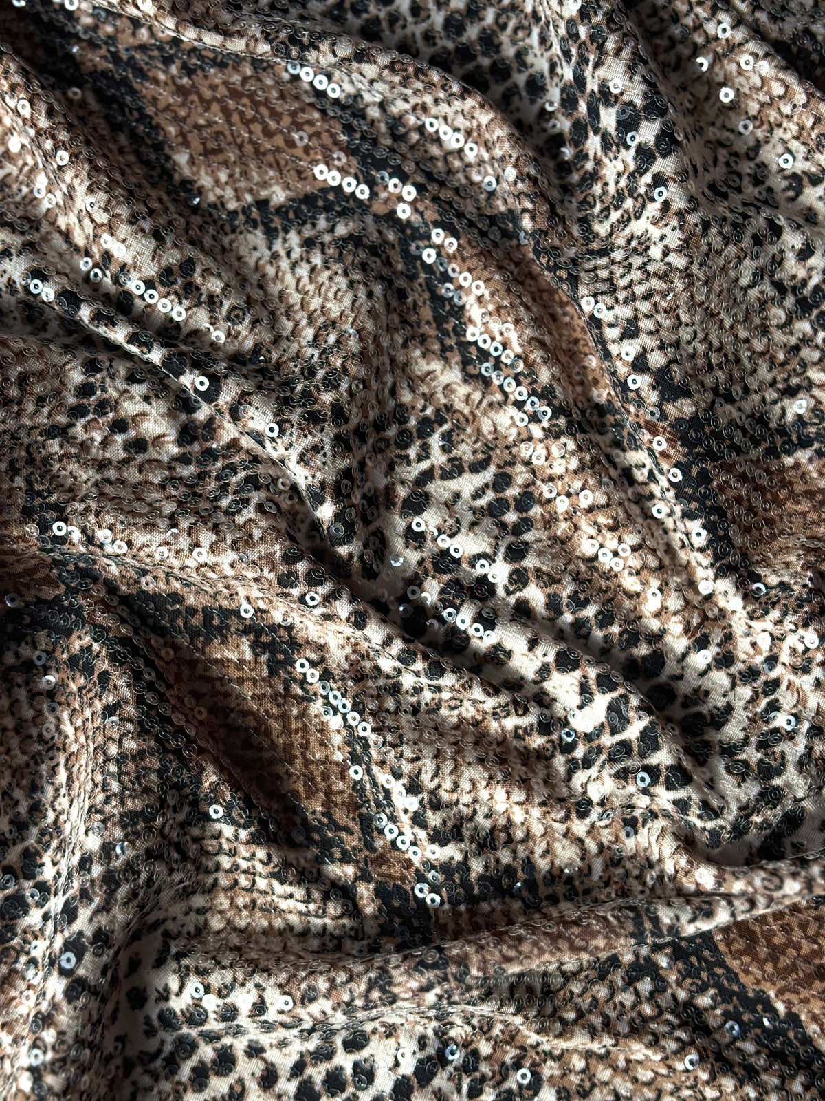 Snake sequin Lycra