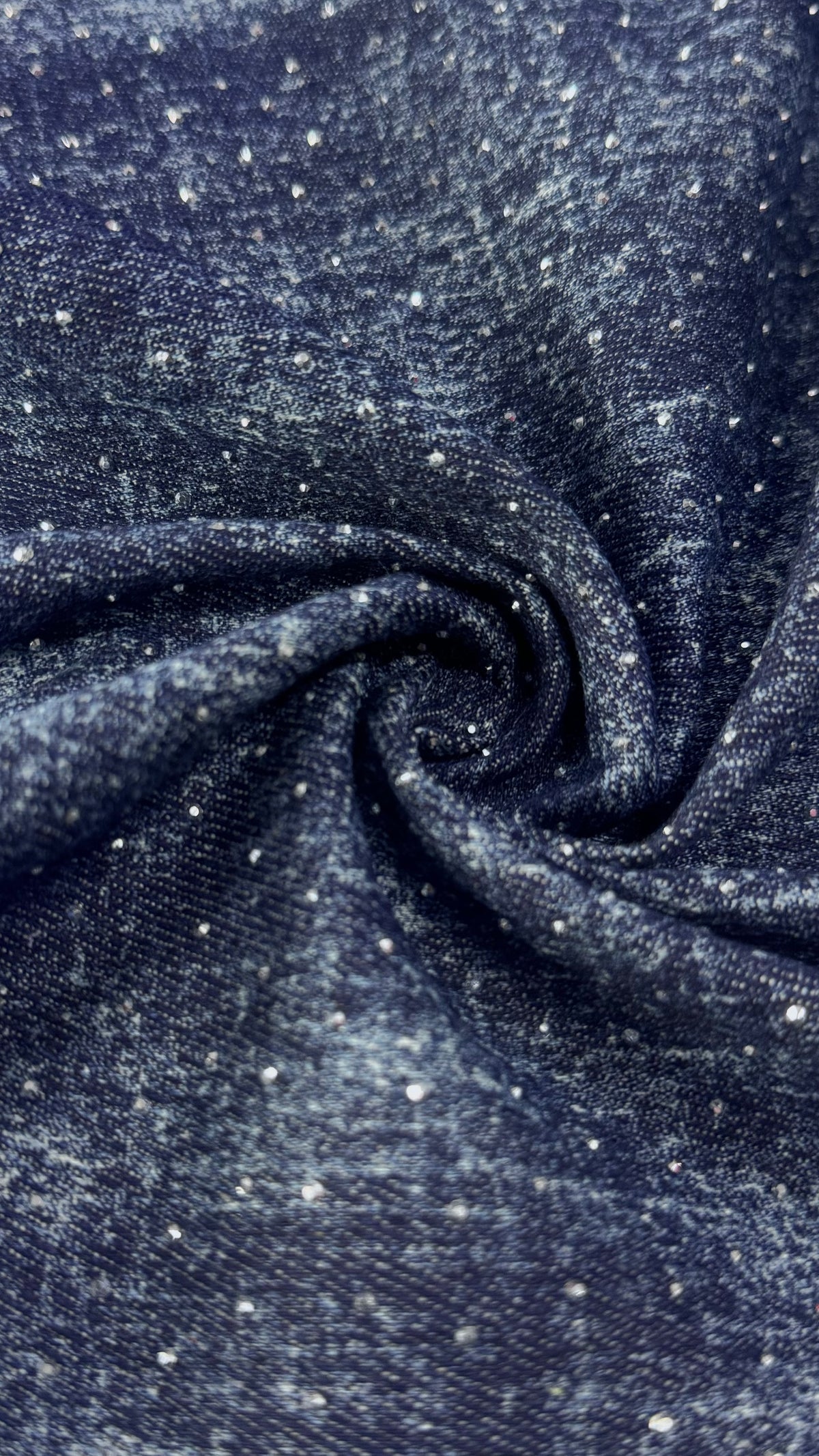 Rhinestone denim