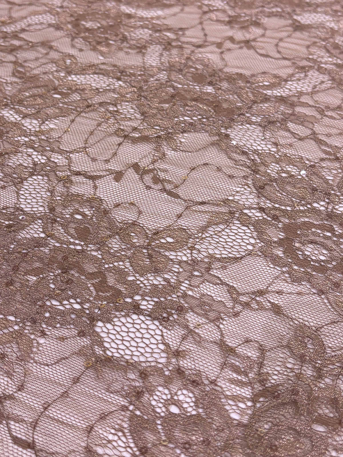French Chantilly Lace (Sequins)