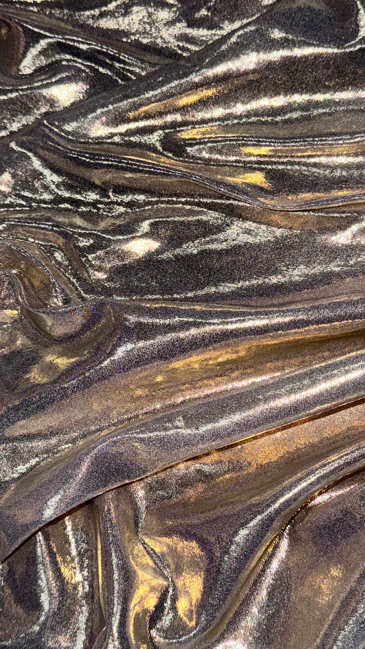 Metallic lycra